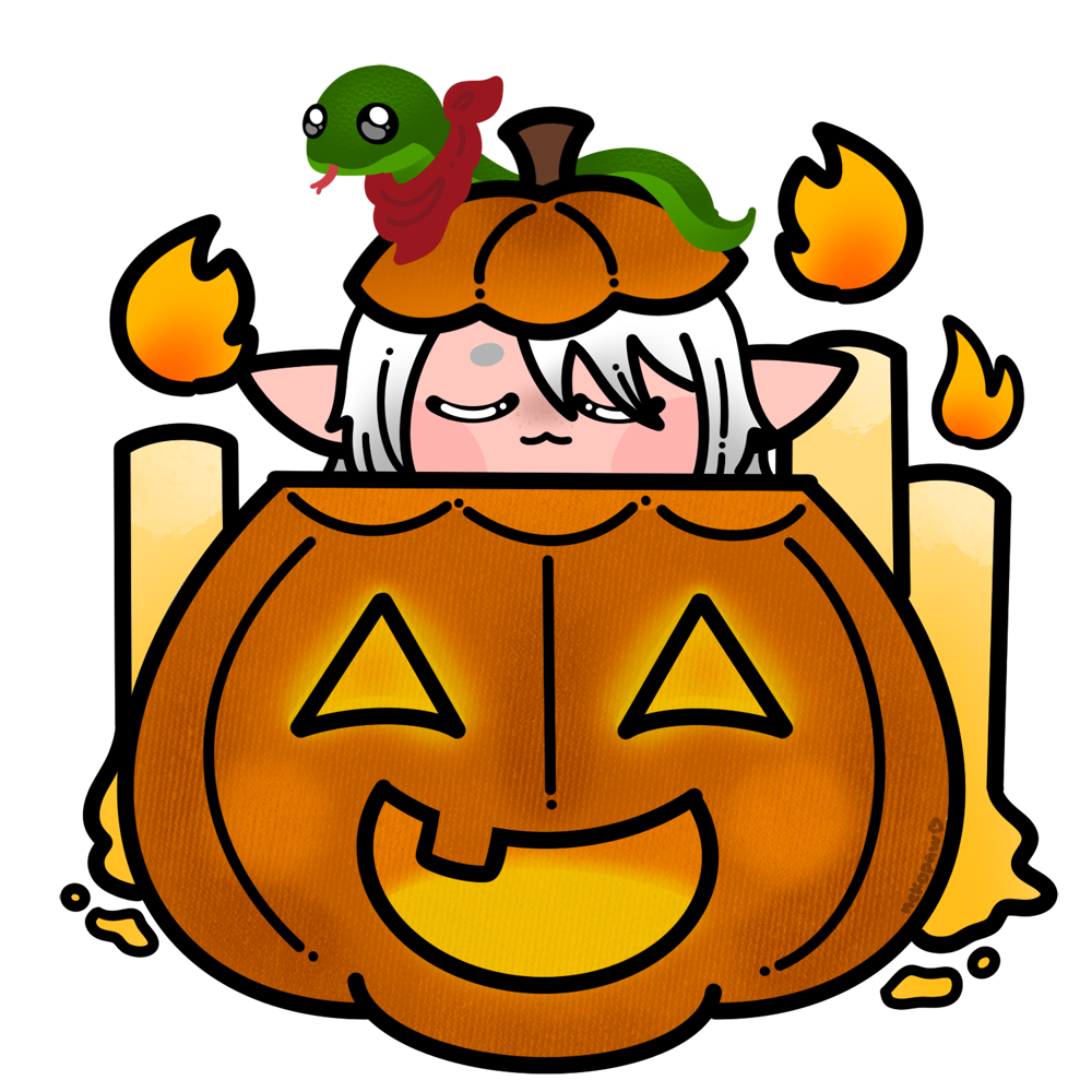 Spooky Amon (Transparent) by Saeta