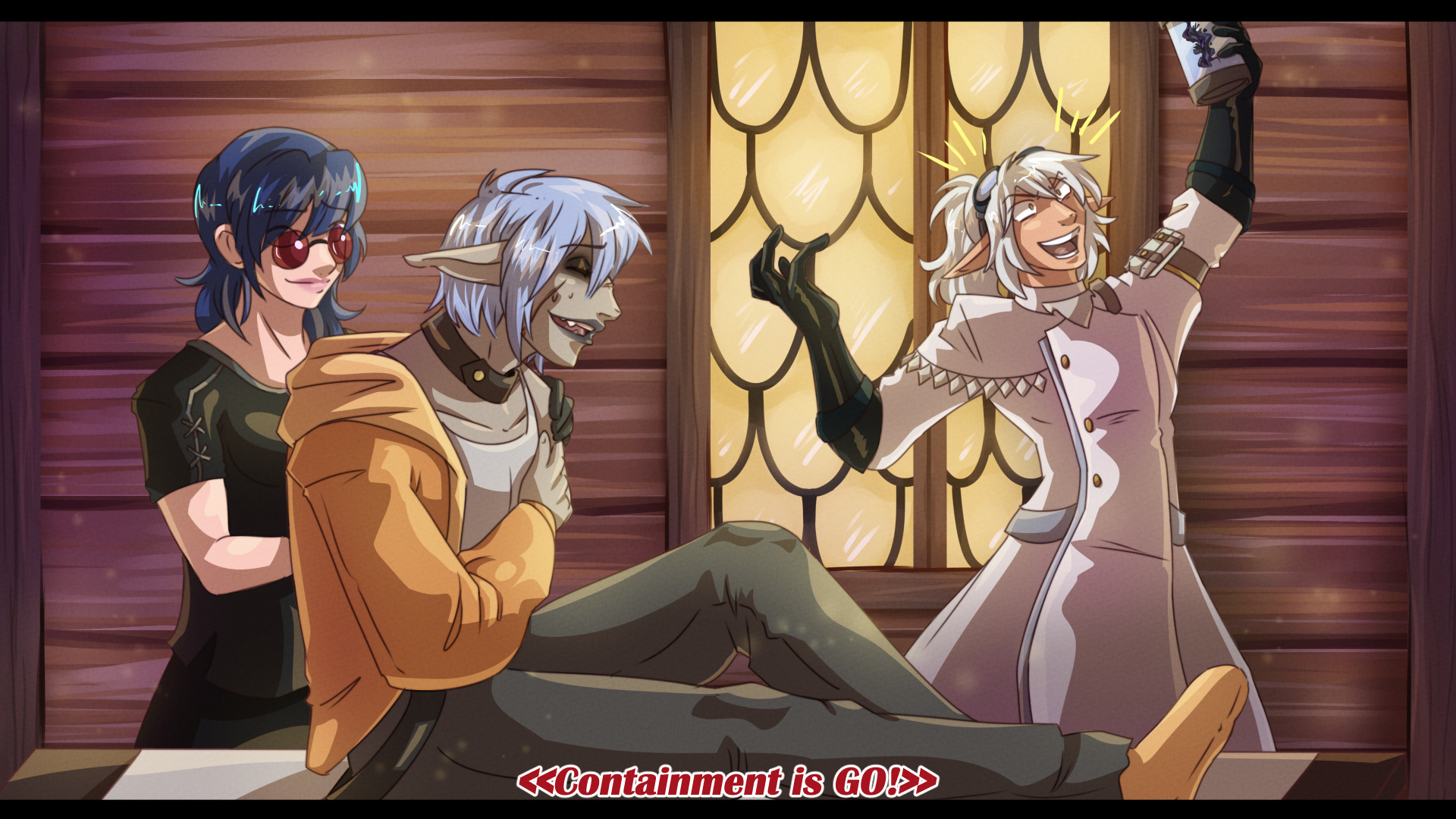 Igey, Howler, and Amon by Dogi Crimson