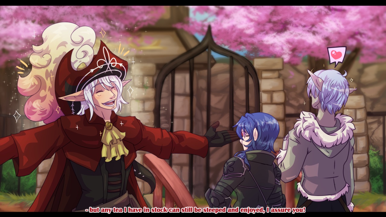 Howler and Igey Arrive at Tea and Tomes by Dogi Crimson