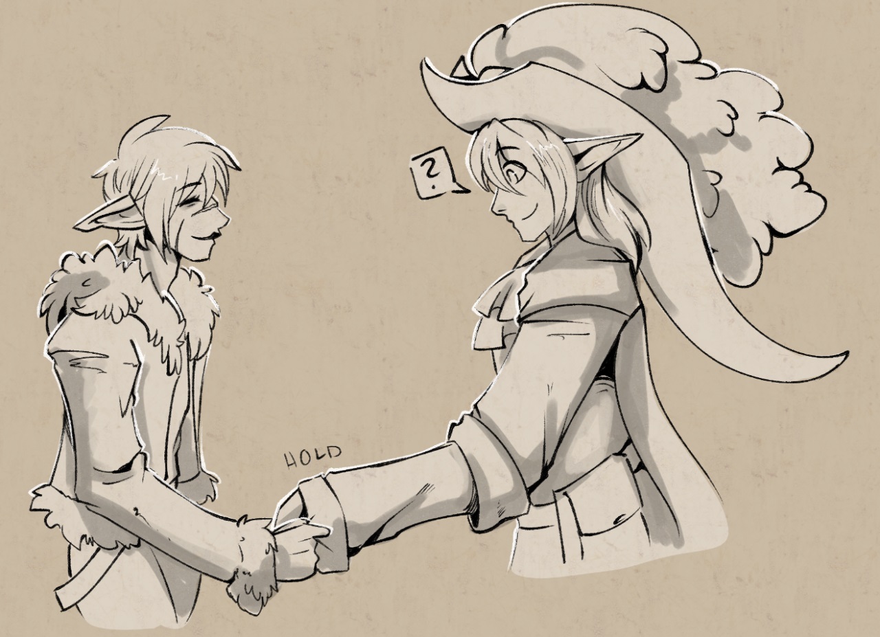 Howler Holding Amon's Sleeve by Dogi Crimson