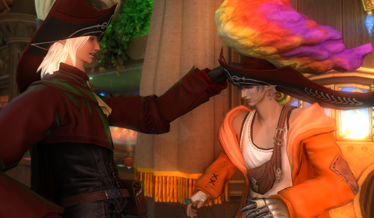 Amon Sharing his Hat with Howler by Dogi Crimson